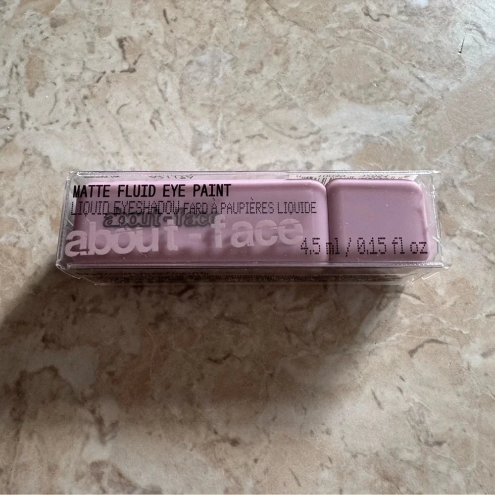 ABOUT-FACE MATTE FLUID EYE PAINT VEGAN EYESHADOW FREAKED LAVENDER NEW IN BOX
